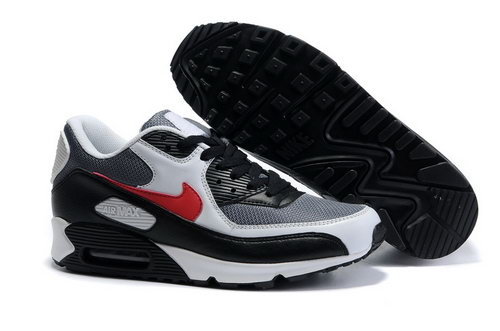 Nike Air Max 90 Mens Red Grey Black Outlet Store